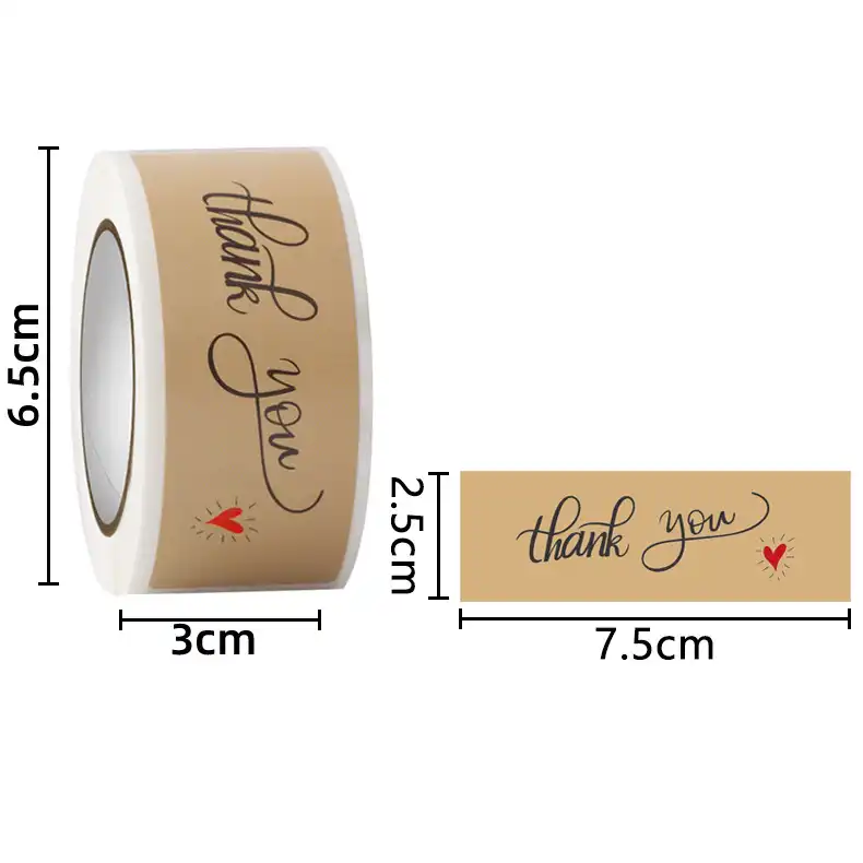 برچسب طرح تشکر مدل S-10 بسته 150 عددی