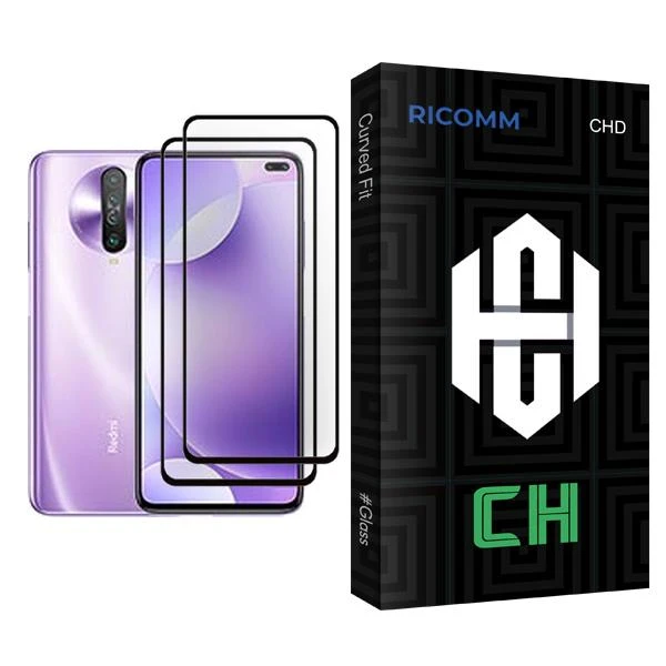 محافظ صفحه نمایش ریکام مدل CH Glass MIX002 مناسب برای گوشی موبایل شیائومی Redmi K30 بسته دو عددی