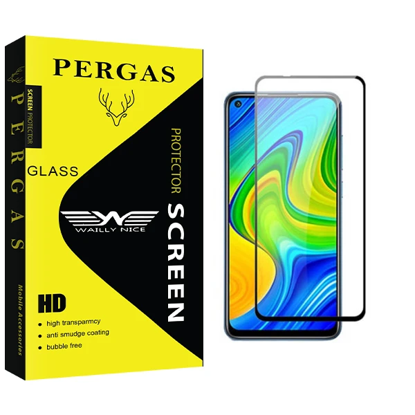 محافظ صفحه نمایش سرامیکی وایلی نایس مدل Pergas Glass مناسب برای گوشی موبایل شیائومی redmi Note 9