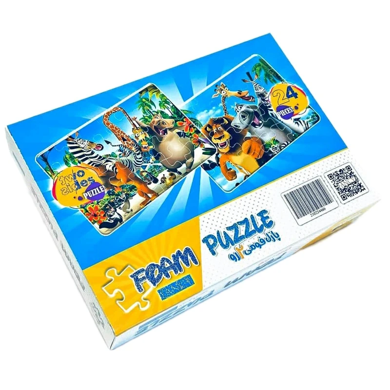 پازل 24 تکه فنسی مدل کارتون ماداگاسکار