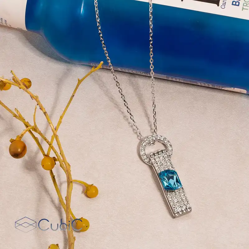 گردنبند زنانه کوبیک مدل  QN-25838