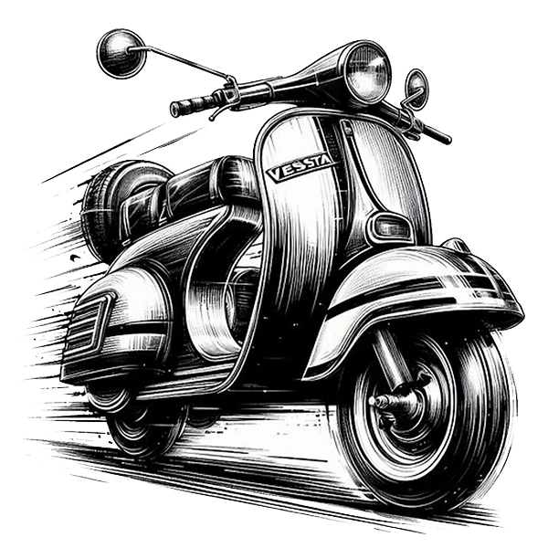 استیکر پارچه و لباس پاد آفرین طرح موتورسیکلت کد 3208