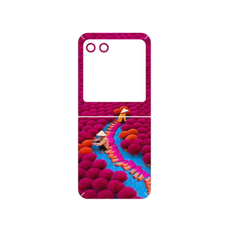 برچسب پوششی ماهوت مدل Vietnam Incense Wood Farms مناسب برای گوشی موبایل موتورولا Razr 40 Ultra