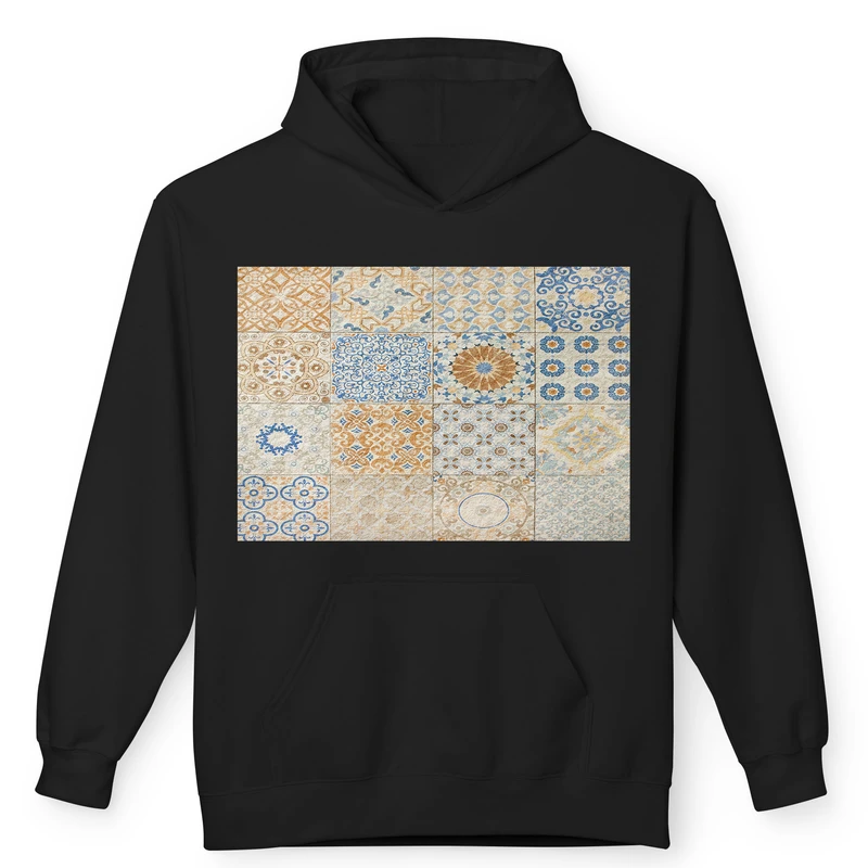 هودی مردانه پاد آفرین مدل فرش و گلیم و کاشی کد 1030