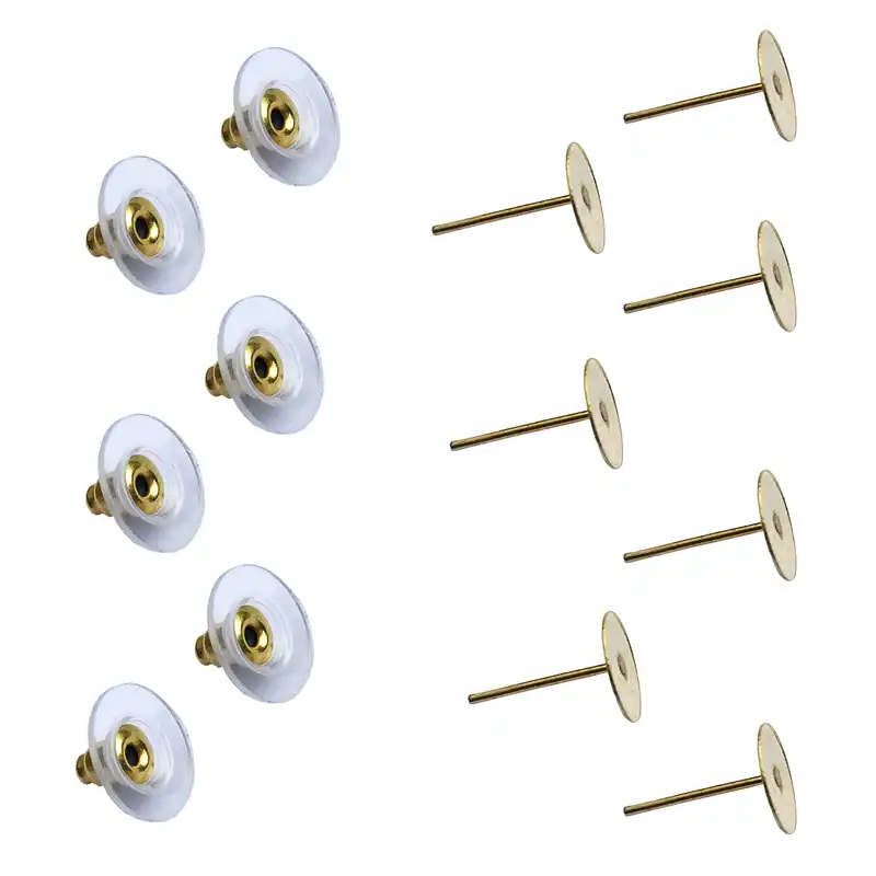 میخ گوشواره و پشت گوشواره مجموعه 6 عددی