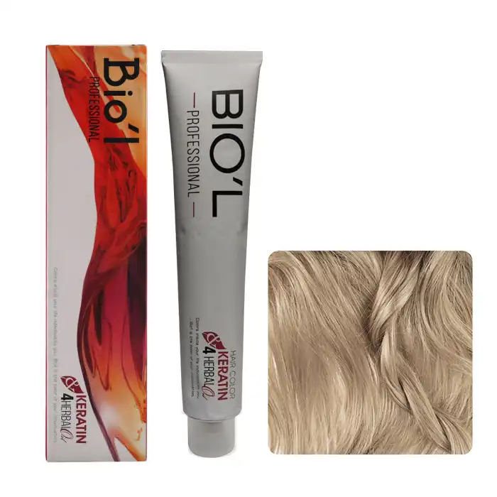 رنگ مو بیول سری WALNUT شماره 8.9 حجم 100 میلی لیتر رنگ بلوند گردویی روشن