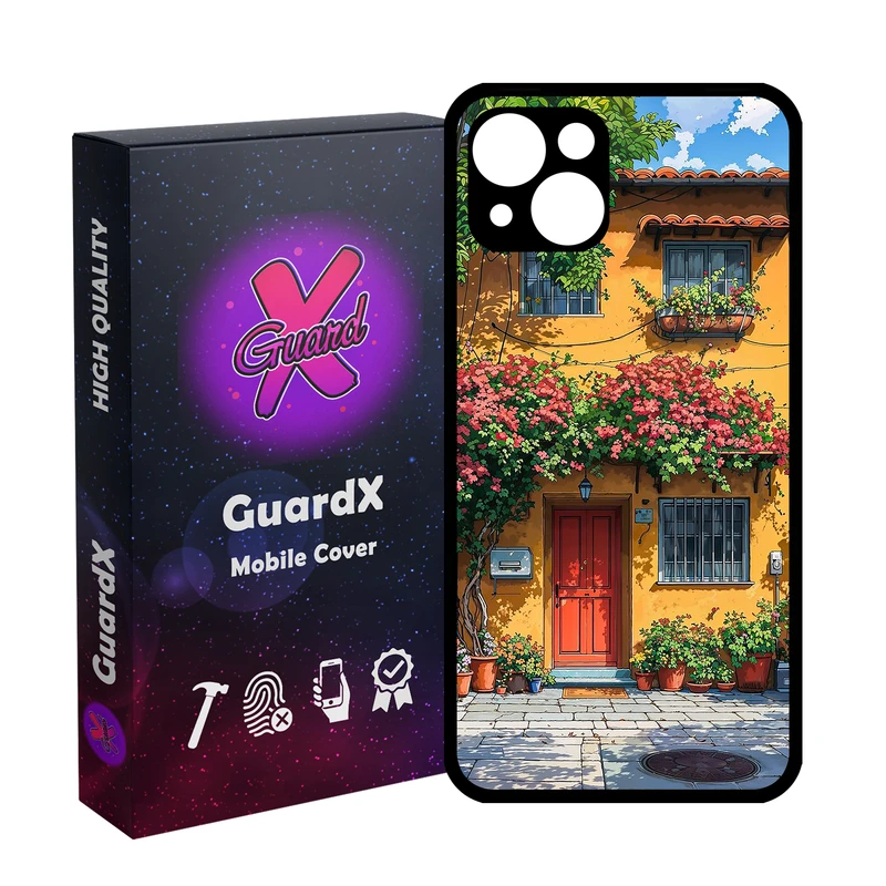 کاور گارد ایکس طرح ساختمان مدل Glass10747 مناسب برای گوشی موبایل اپل iPhone 13