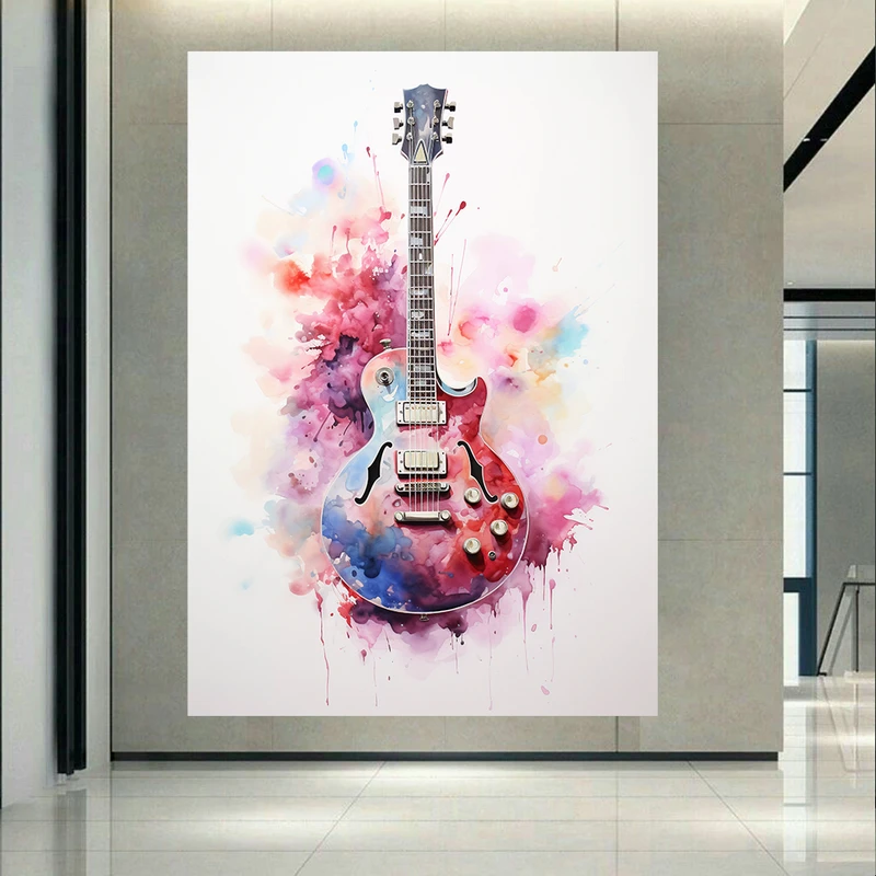  استیکر طرح مدرن گیتار کد AR31667