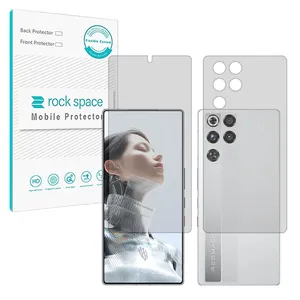 Rock space Hydrogel model Transparent Screen Protector for ZTE nubia RedMagic 11 Pro (China) mobile phone along with the back protector