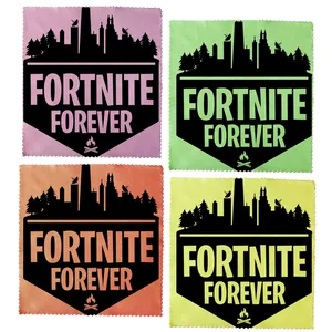 دستمال عینک آکو مدل FORTNIT FOR EVER  مجموعه 4 عددی
