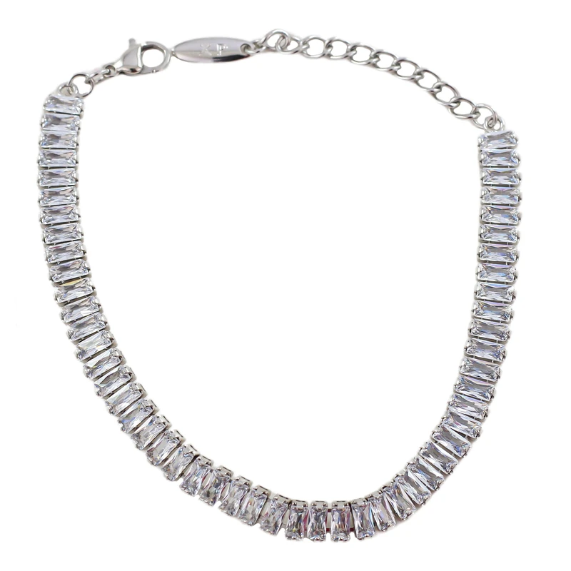 دستبند زنجیری زنانه ژوپینگ مدل تنیسی کد AAD810