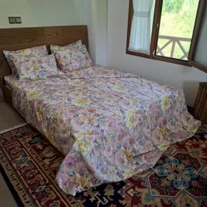 سرویس ملحفه دو نفره 4 تکه مدل باغ بهشت کد 160