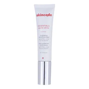 فلوئید ضد آفتاب بی رنگ صورت اسکین کد SPF50 مدل ALPINE محافظ UVA مناسب برای انواع پوست حجم 30 میلی لیتر