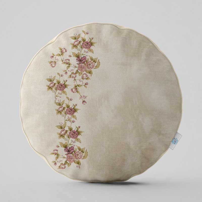 کوسن شمسه نگار مدل دایره طرح گل کد B242
