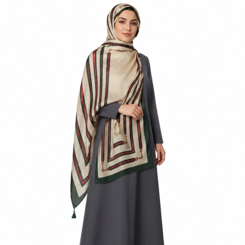 شال زنانه مدل حاشیه دار 560