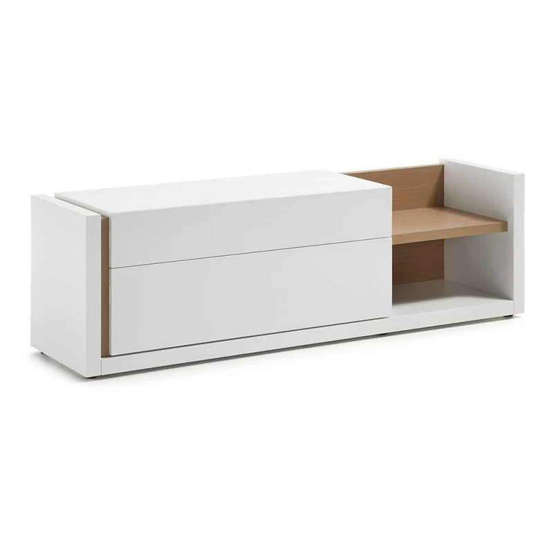میز تلویزیون هیراد مدل TV124-MDF مناسب برای تلویزیون تا 75 اینچ