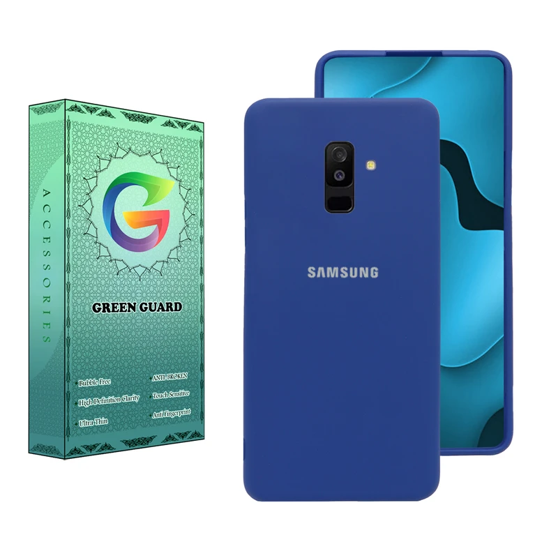 کاور گرین گارد مدل Saro 130 طرح سیلیکونی مناسب برای گوشی موبایل سامسونگ Galaxy A6 Plus / J8