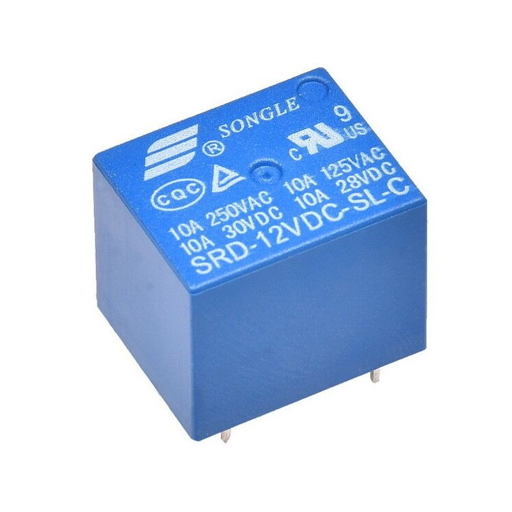 رله 12 ولت 10 آمپر سونگل مدل SRD بسته دو عددي