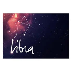کارت پستال ماهتاب طرح صورت فلکی ماه مهر کد 1677