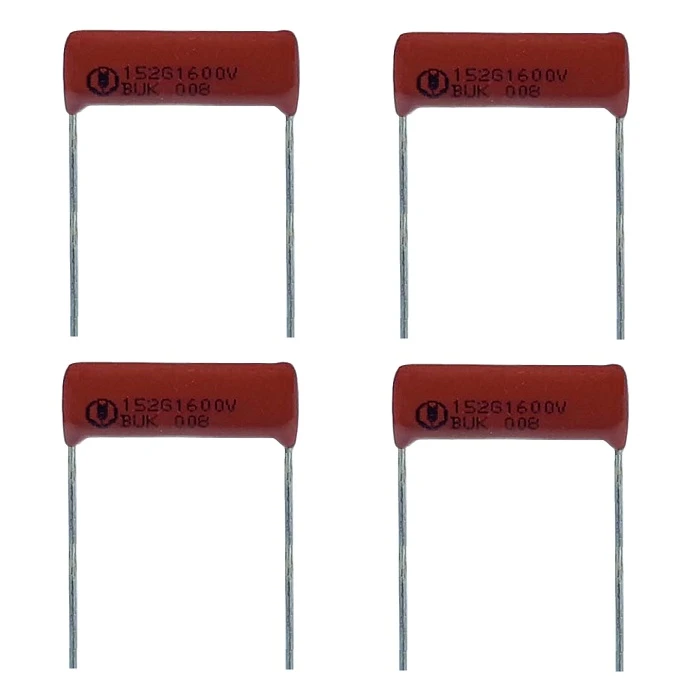 خازن 1.5 نانو فاراد 1600 ولت مدل TPC-1521600 بسته 4 عددی 