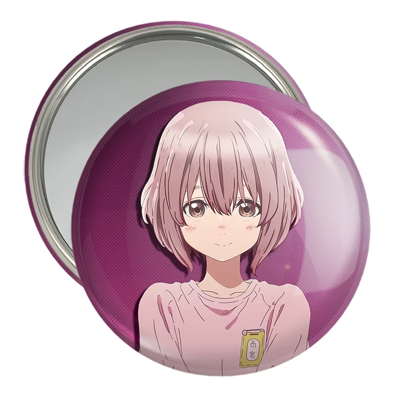 آینه جیبی خندالو مدل شوکو نیشیمیا انیمه سایلنت ویس A Silent Voice  کد 15779