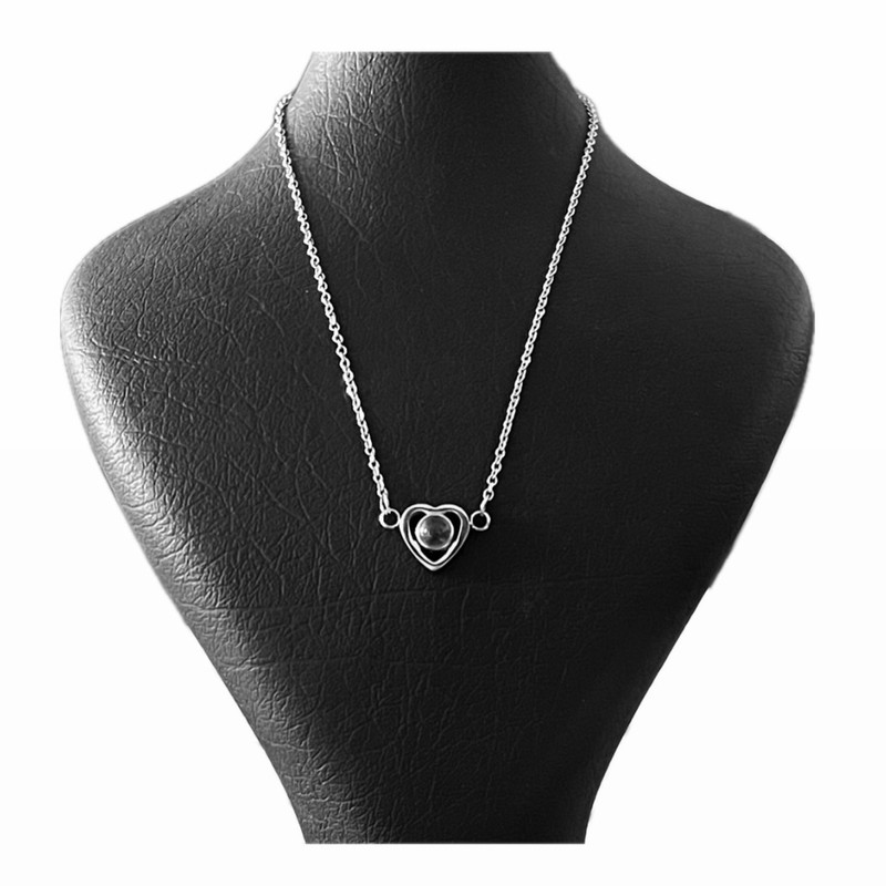 گردنبند زنانه مدل دوست دارم به صد زبان دنیا طرح قلب گردنبند زنانه مدل دوست دارم به صد زبان دنیا طرح قلب