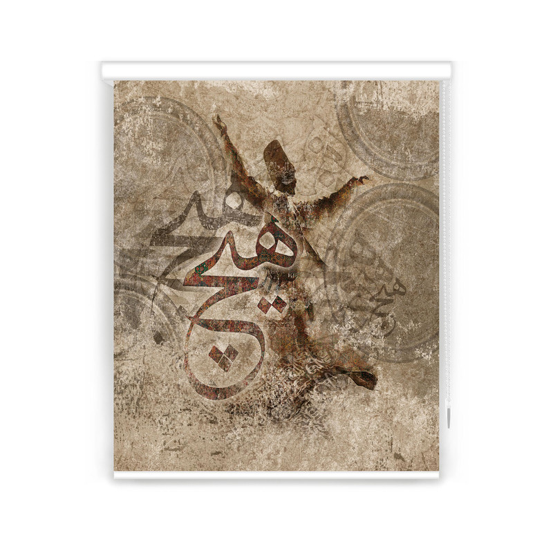  پرده شید مدل F-7144 سایز 135x180 سانتی متر