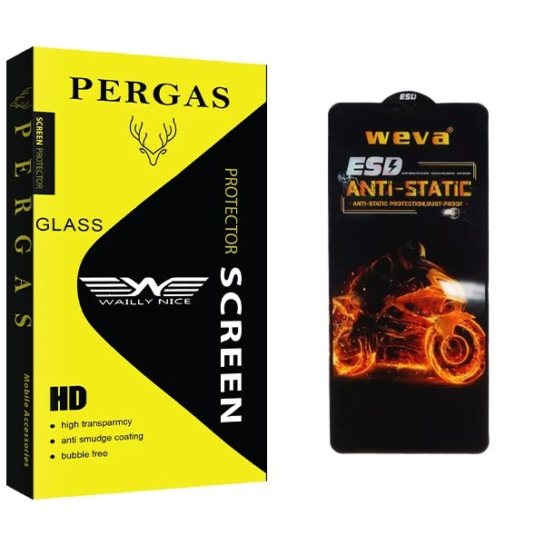 محافظ صفحه نمایش وایلی نایس مدل Pergas WevaESD مناسب برای گوشی موبایل سامسونگ Galaxy A31 / A32 4G / A22 4G / F22 / M32 4G / M22 / A33 5G