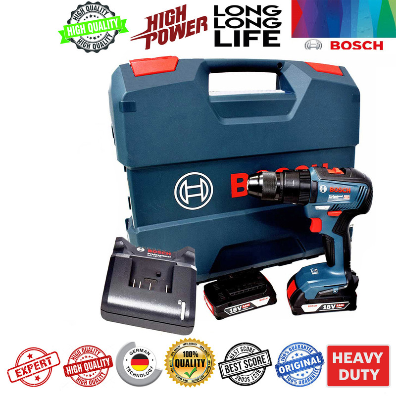 پیچ گوشتی شارژی ضربه ای بوش مدل فوق هوشمند بدون ذغال GSB 18V-50 Brushless