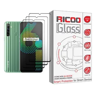 Ricoo Ricoo Glass MIX003 Screen Protector For Realme 6i Pack Of 3