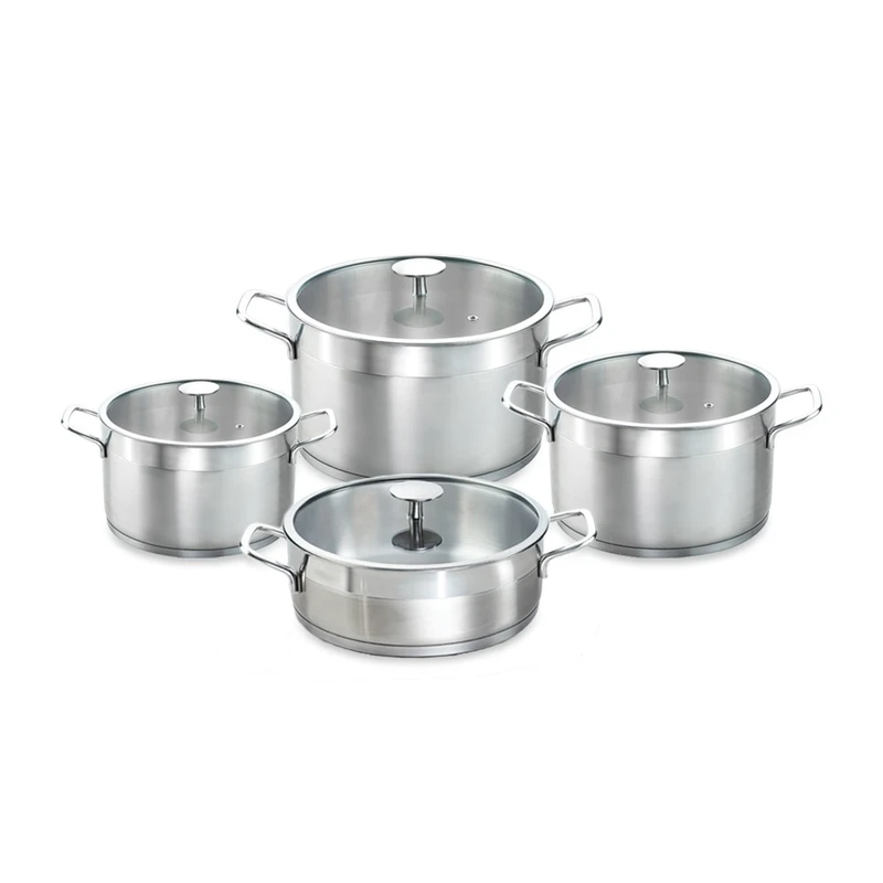 سرویس پخت و پز استیل 8 پارچه کاندید مدل دانته