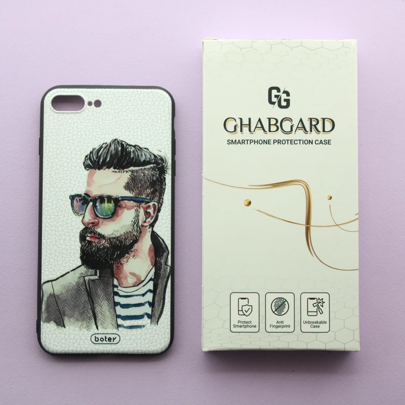 کاور قاب گارد مدل دور ژله ای طرح پسر مناسب برای گوشی موبایل اپل iPhone 7 plus / 8 plus