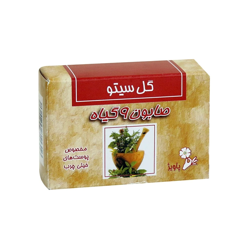 صابون شستشو گل سیتو مدل 9 گیاه وزن 125 گرم