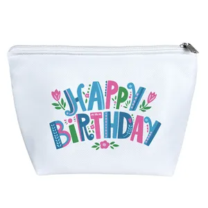 کیف لوازم آرایش دخترانه خندالو مدل تولدت مبارک Happy Birth Day کد 2780