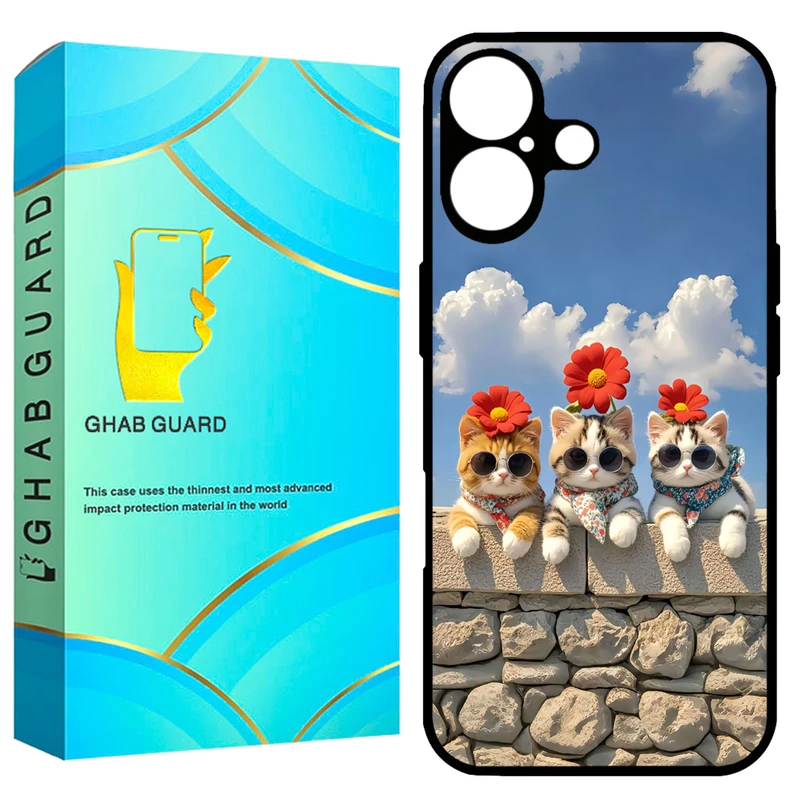 کاور قاب گارد طرح گربه مدل G17N مناسب برای گوشی موبایل اپل iPhone 17