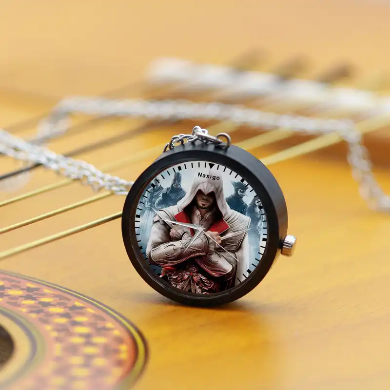 ساعت گردنبندی عقربه ای ناکسیگو مدل اساسینز کرید کد NF12773