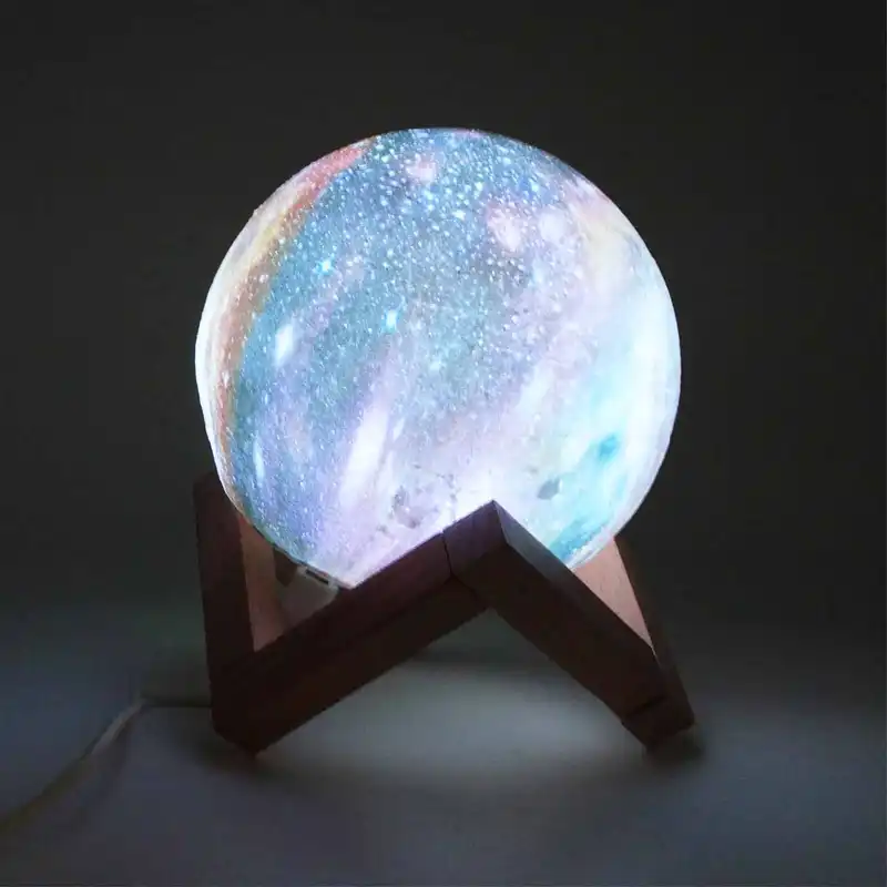 چراغ خواب طرح کره ماه مدل 3D Moon کد 004