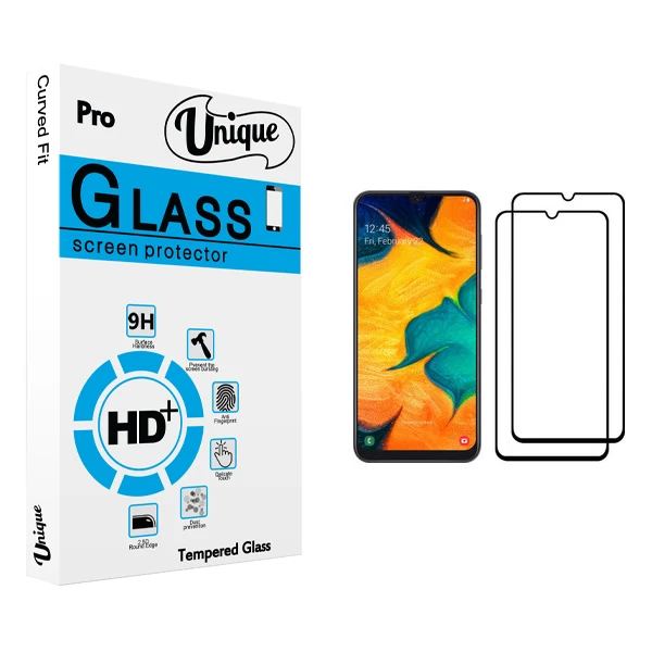 محافظ صفحه نمایش يونيک مدل +Clear مناسب برای گوشی موبایل سامسونگ Galaxy A30 بسته دو عددی