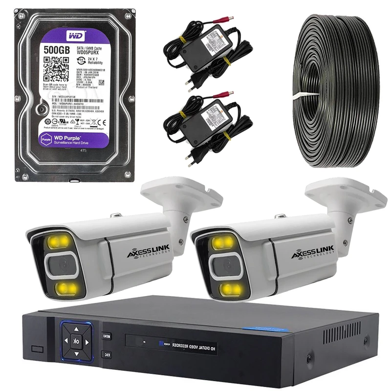 سیستم امنیتی مدل FULL HD KIT 002 STAR LIGTH - AXESSLINK