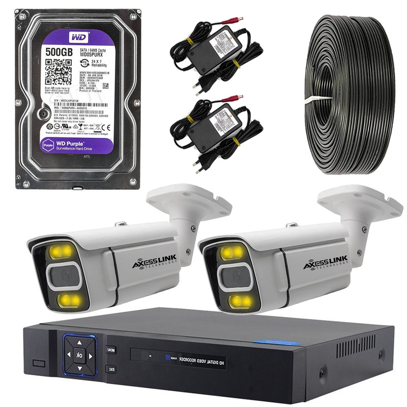 سیستم امنیتی مدل FULL HD KIT 002 STAR LIGTH - AXESSLINK