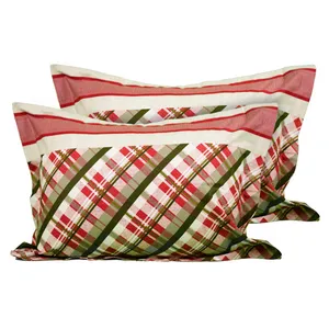 رو بالشی مدل پاکتی طرح لوزی مجموعه 2 عددی