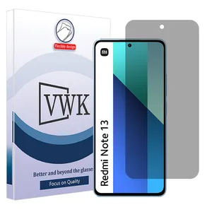 VWK Tough model privacy screen protector suitable for Xiaomi Redmi Note 13 4G mobile phone