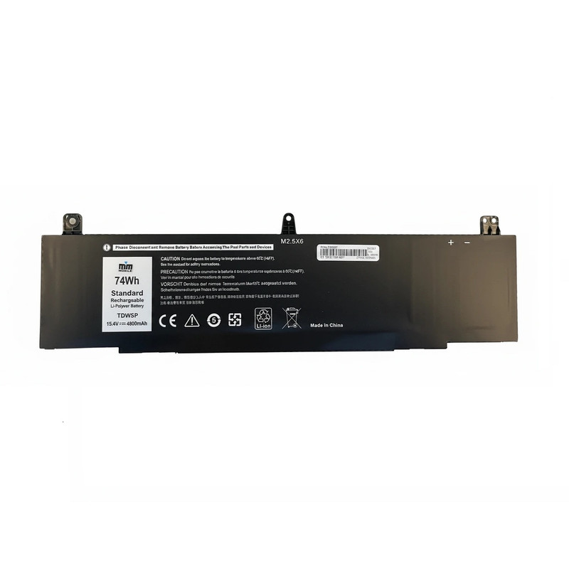 باتری لپ‌تاپ 8 سلولی دابل ام مدل TDW5P مناسب برای لپ تاپ Alienware 13