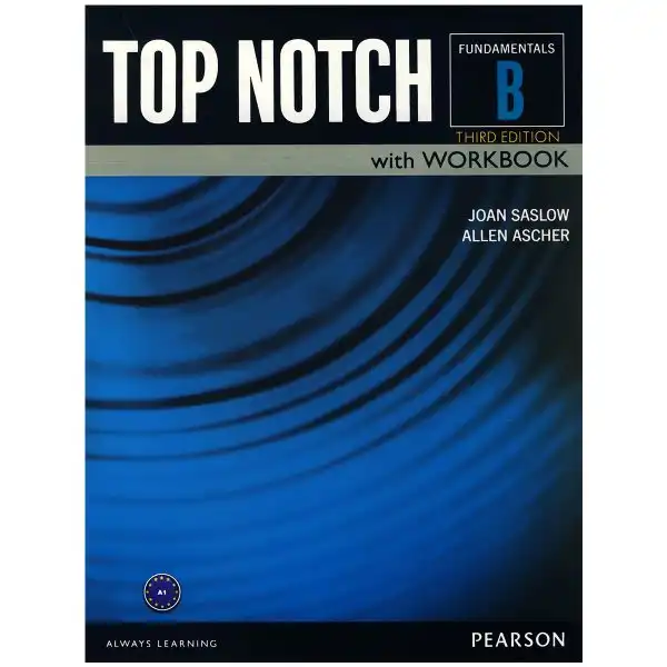 کتاب top notch fundamentals b اثر JOAN SASLOW & ALLEN ASCHER انتشارات زبان مهر