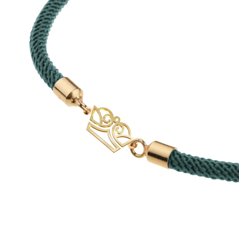 دستبند طلا 18 عیار زنانه مدوپد مدل تاج کد D16-10365