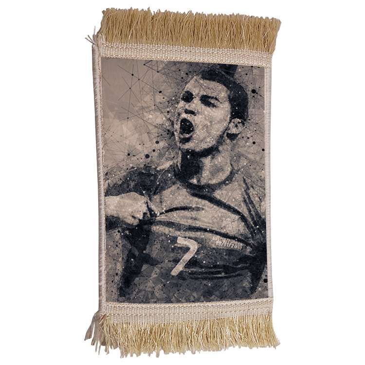 فرش ماشینی دیوارکوب مدل رونالدو کد 488