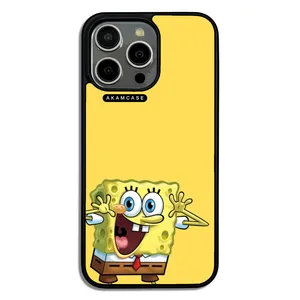 AKAM AMC-WA15PROMAX-SPONGE BOB11 Cover For Apple iPhone 15 Pro Max