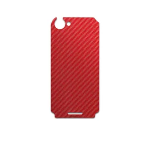 MAHOOT Red-Fiber Cover Sticker for Sony Xperia L