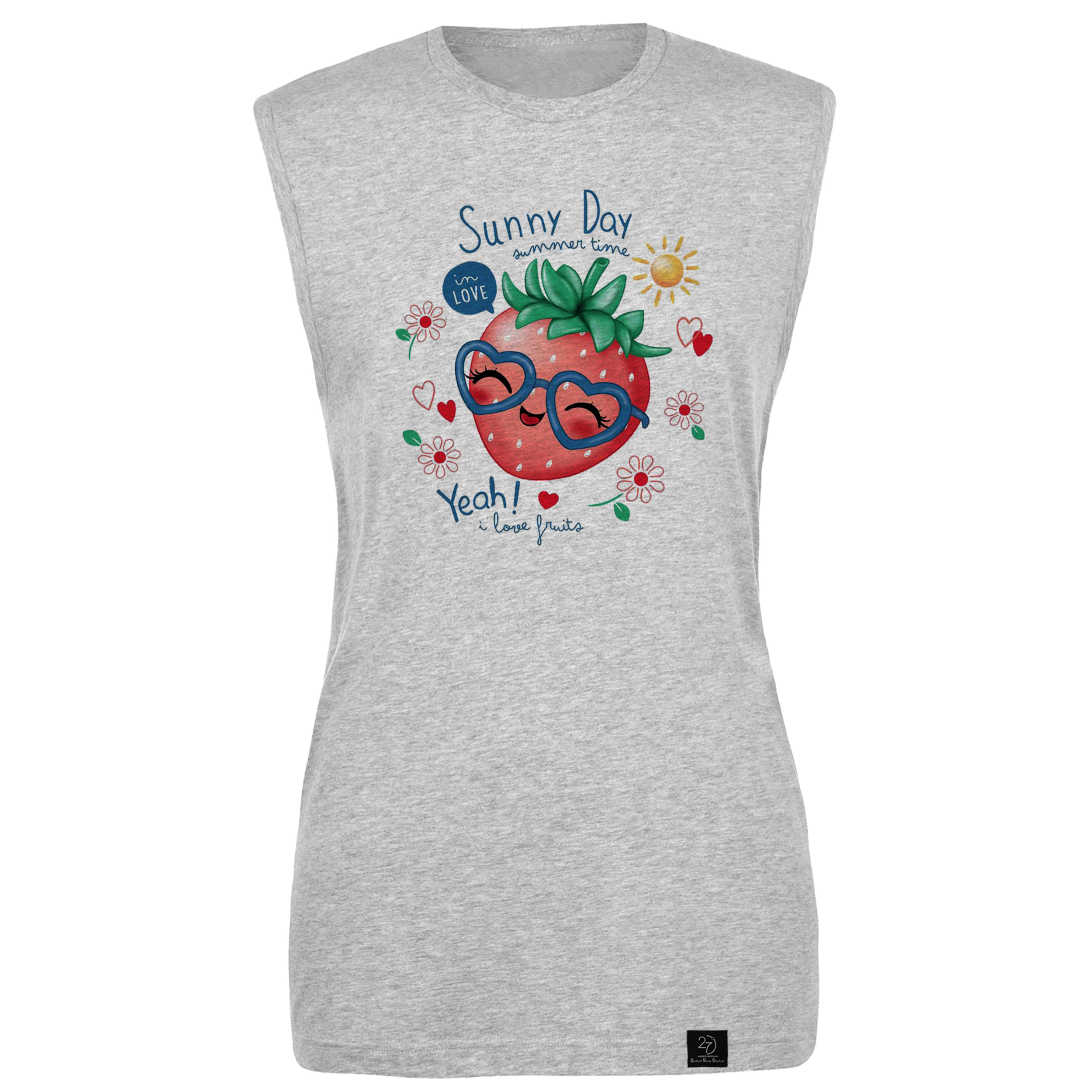 تاپ زنانه 27 مدل توت فرنگی کد WN1095