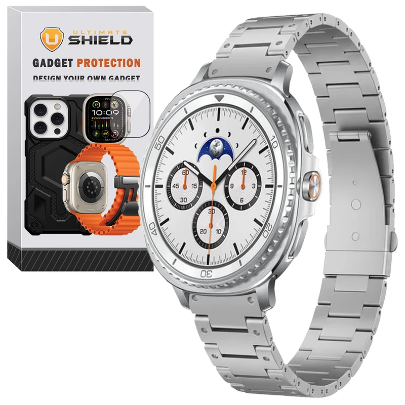 بند آلتیمیت شیلد مدل Santos NV8 مناسب برای ساعت هوشمند سامسونگ Galaxy Watch 8 Classic 46mm